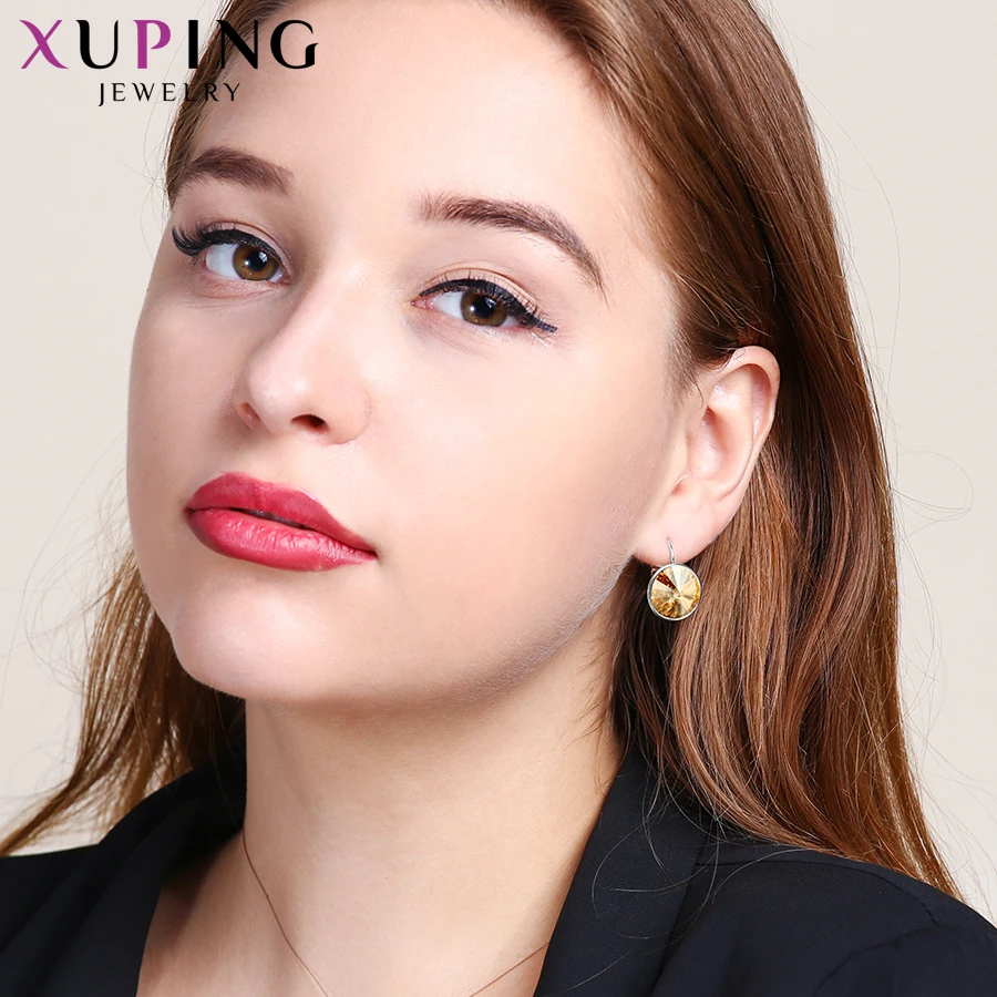 Мода Xuping элегантные серьги высокое качество кристаллами от Swarovski Шарм для Для женщин День Святого Валентина подарок ювелирные изделия M51-20111