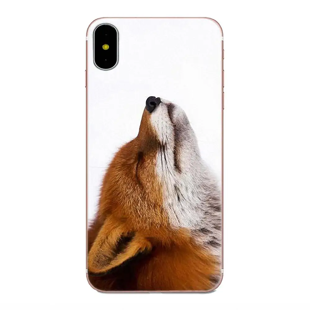 Милый Arctic fox для Apple iPhone X XS Max XR 4 4S 5 5C 5S SE 6 6S 7 8 Plus уникальный прозрачный чехол из