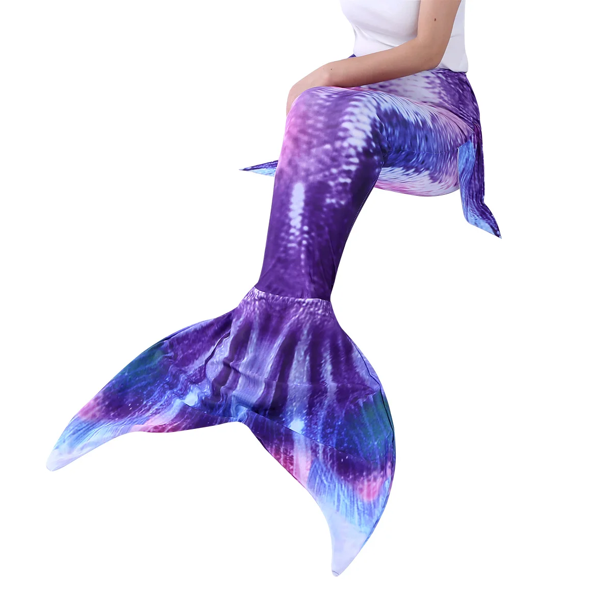 Girls Mermaid Tail Swimwear Womens Bathing Suits Cosplay Costume Without Monofin Bikini Swimsuit Swimming Swimmer Fancy Outfit | Спорт и