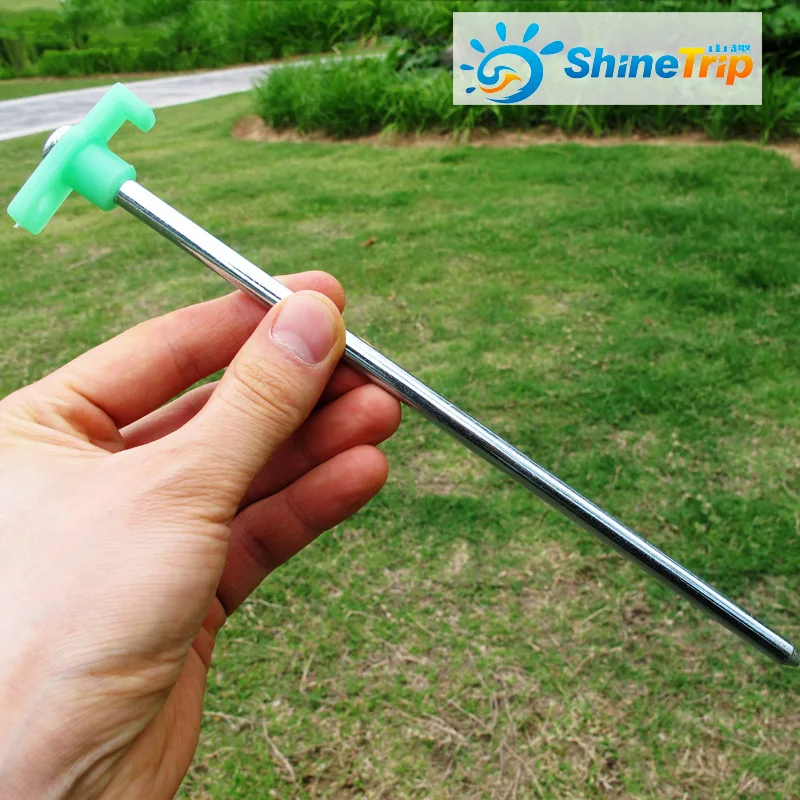 ShineTrip 4 шт. уличный кемпинговый гвоздь для палатки пляжный крючок стальной