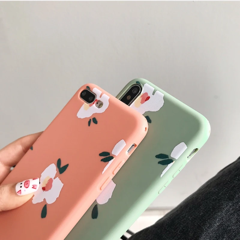 Чехол для iPhone 7 8 6 6S Plus чехол XR XS X Xs Max Летний Фруктовый телефон силиконовый из ТПУ