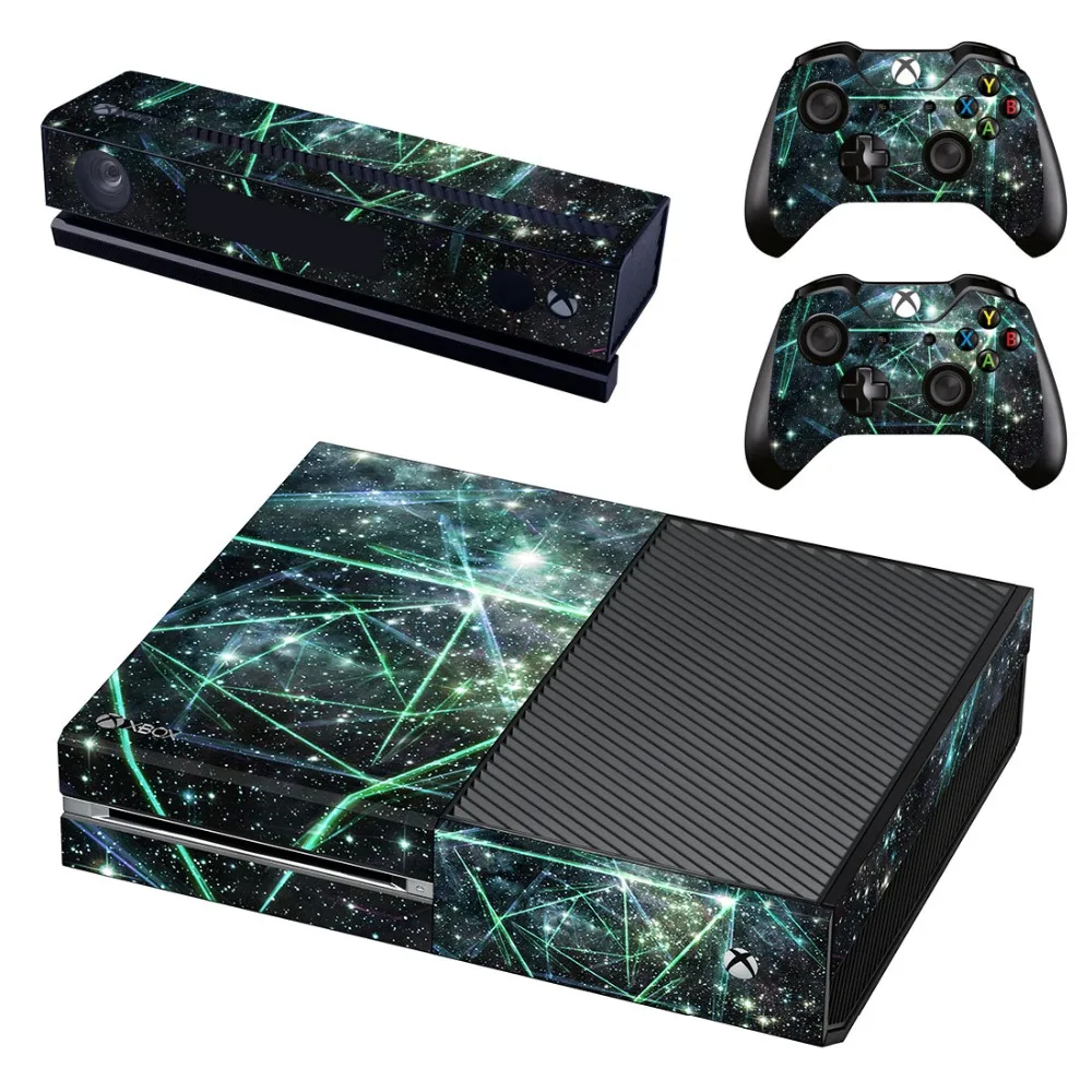 Наклейка на кожу для Xbox One консоль и Kinect и 2 контроллера для Xbox One Наклейка на кожу винил-Мстители Человек-паук