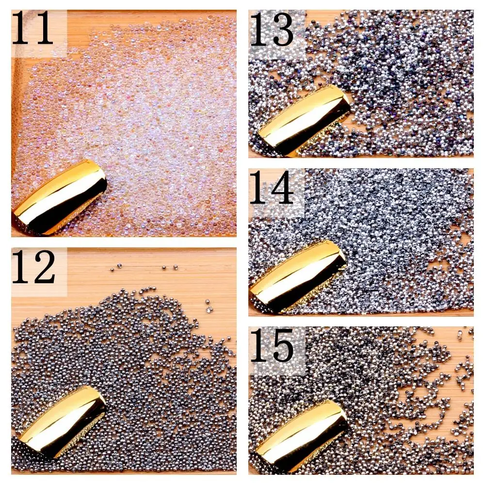 50g Elf Beads Gem Circle Rhinestone Crystal 3D Nail Art Charm Glass Caviar Tiny DIY Sparkly Decoration Mini Elves | Дом и сад