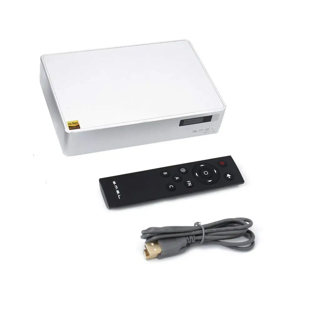 

SMSL S.M.S.L SU-8 Hi-Res DAC ES9038Q2M*2 DSD 64/512 PCM 44.1/768kHz USB/Optical/Coaxial Decoder
