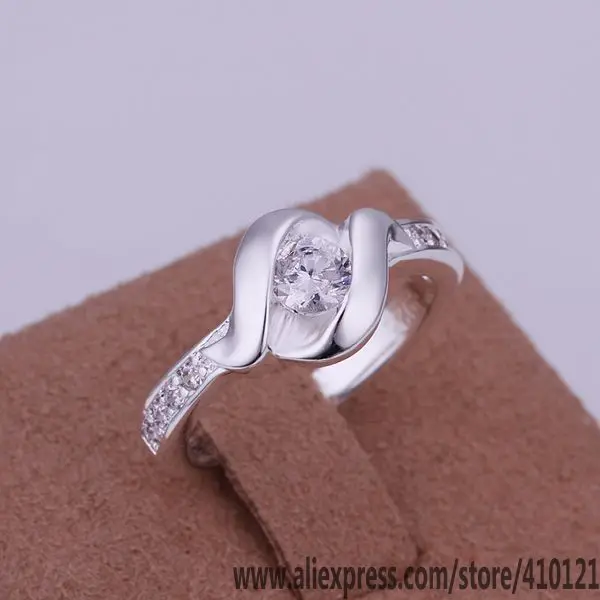 Серебряные Кольца R160 Lucky для женщин модные ювелирные изделия Женские аксессуары