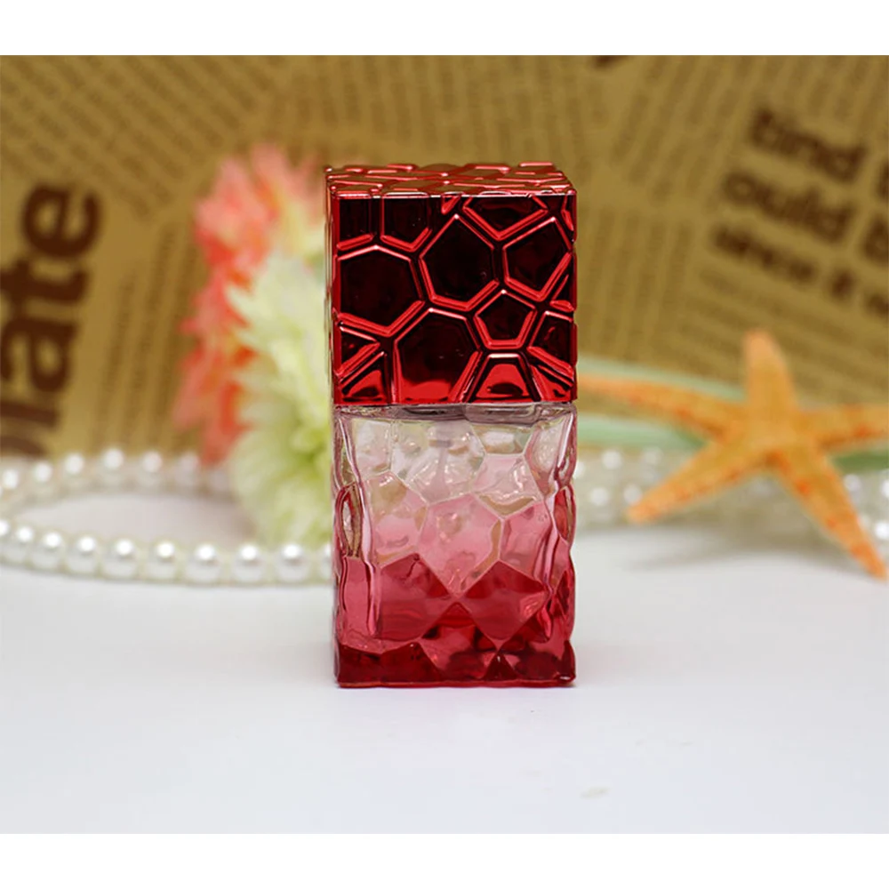 Square 30ml Spray Bottles Portable Perfume Atomizer Refillable Glass colorful parfum bottle Travel empty cosmetic container | Красота и
