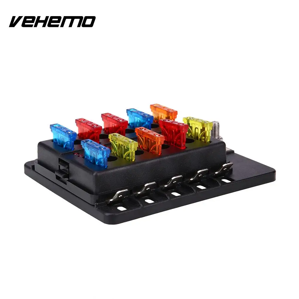 1 в 10 предохранителей с светодио дный индикатор PC подключения кабельной линии