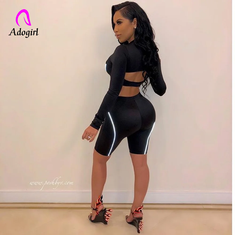 Женский неоновый Костюм двойка праздничный костюм из укороченного топа и