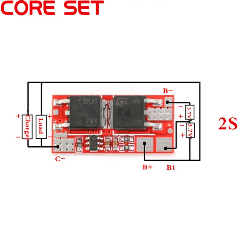10 А BMS 2S 8 4 в PCM PCB литиевое зарядное устройство зарядный модуль 18650 Li Ion Lipo защитная