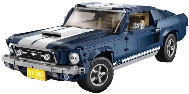 opp4 Ford Mustang Technic, серия гоночных автомобилей, сборные блоки, кирпичи, светящиеся игрушки, горячая Распродажа - Цвет: opp4