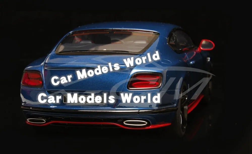 Полимерная модель автомобиля для GT Spirit Speed Continental (синий и красный) 1:18 + небольшой