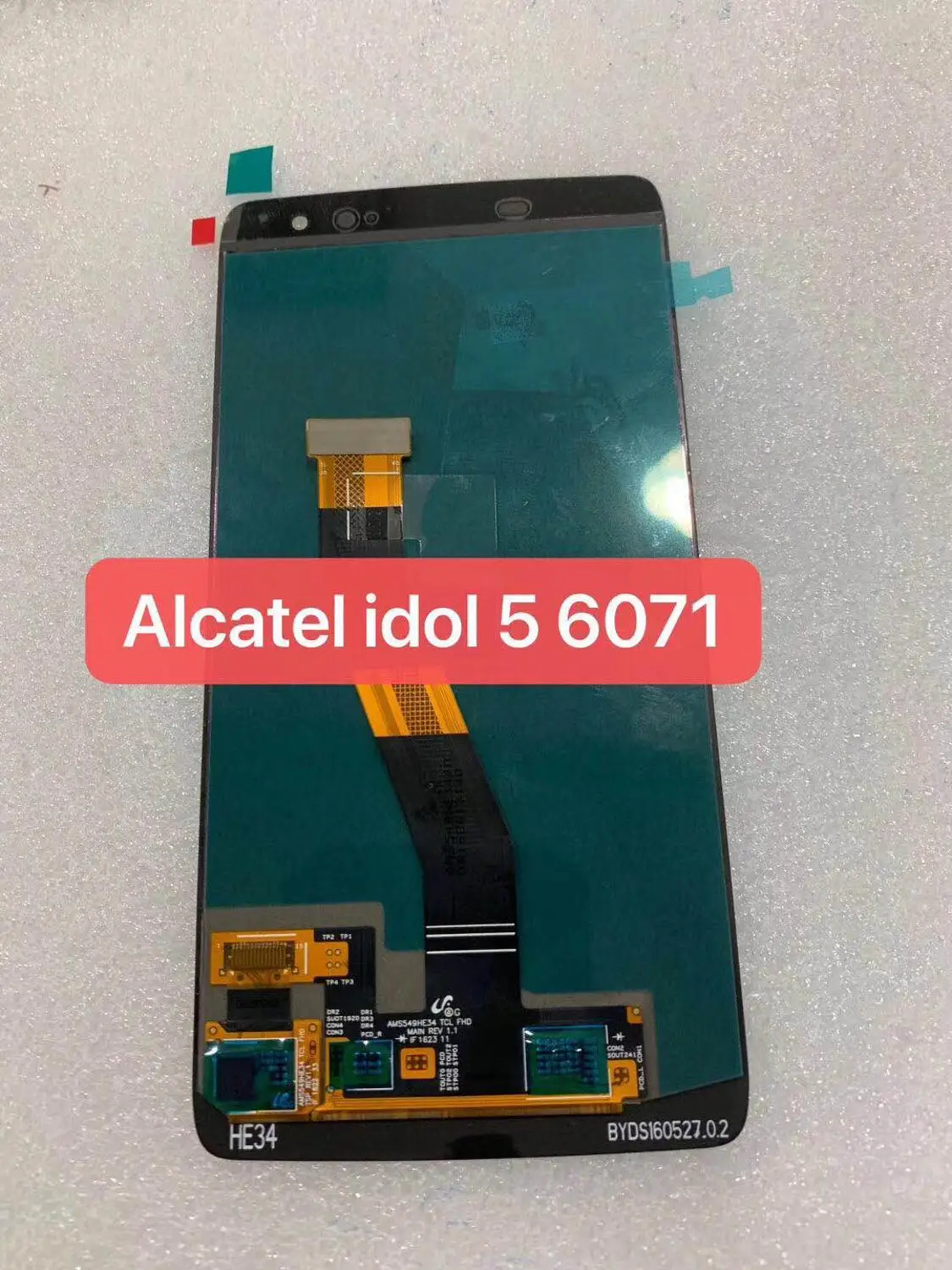 Для Alcatel idol 4S/5 Windows 6071w 6071 ot6071 ЖК-дисплей сенсорный экран в сборе дигитайзер черный