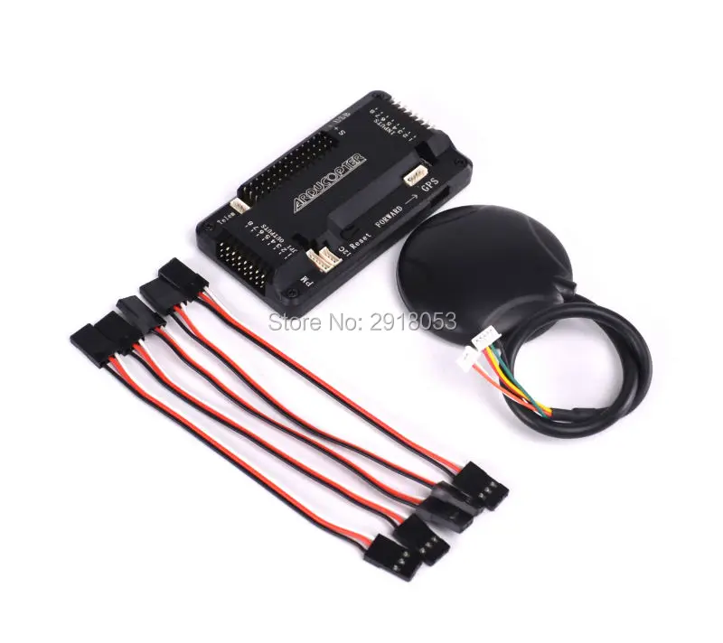 Плата контроллера полета ArduPilot Mega APM2.6 APM 2 6 + м GPS с компасом для FPV мультикоптера