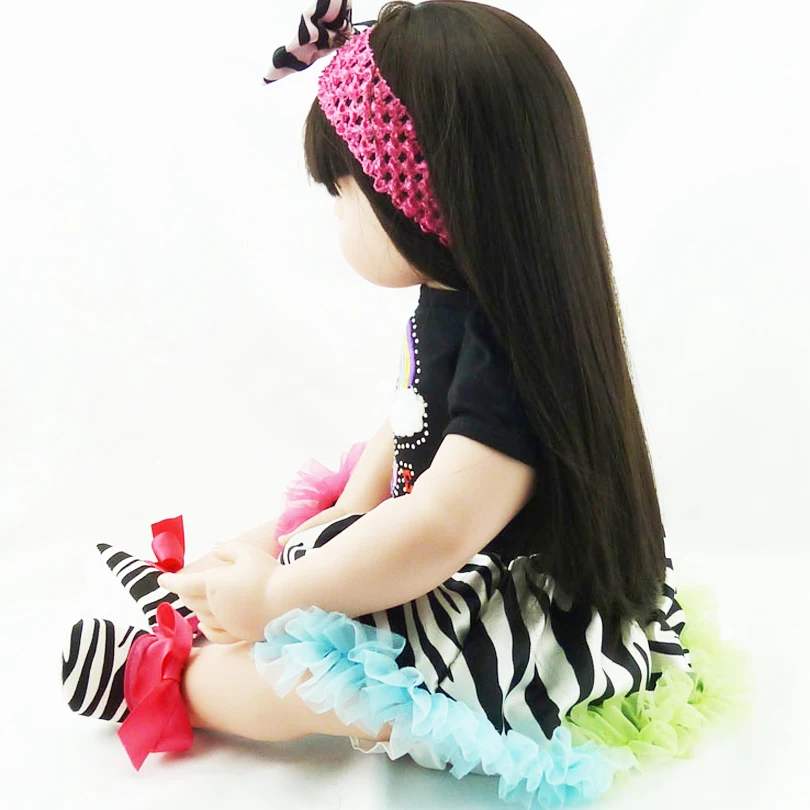 Реалистичная силиконовая виниловая кукла Реборн 55 см|vinyl reborn|doll rebornsimulation doll |