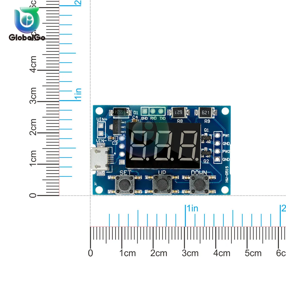 Микро-usb Цифровой Регулируемый PWM импульсный генератор частоты сигнала плата