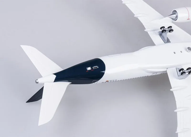 1/142 масштаб 47 см самолет Airbus A350 Lufthansa авиакомпания Модель W светодиодный светильник и колесо литой пластик Смола самолет для сбора