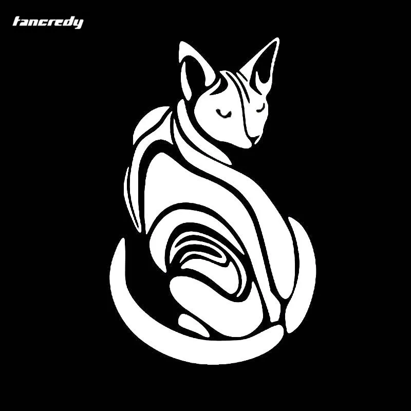 Tangredy 2-я половинная цена 3D стикер для стайлинга автомобиля s Sphynx наклейки и