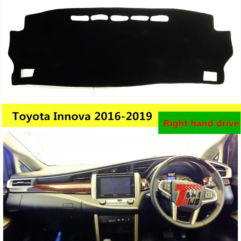 TAIJS защитный коврик для приборной панели автомобиля Toyota Innova 2016 2019 правый руль