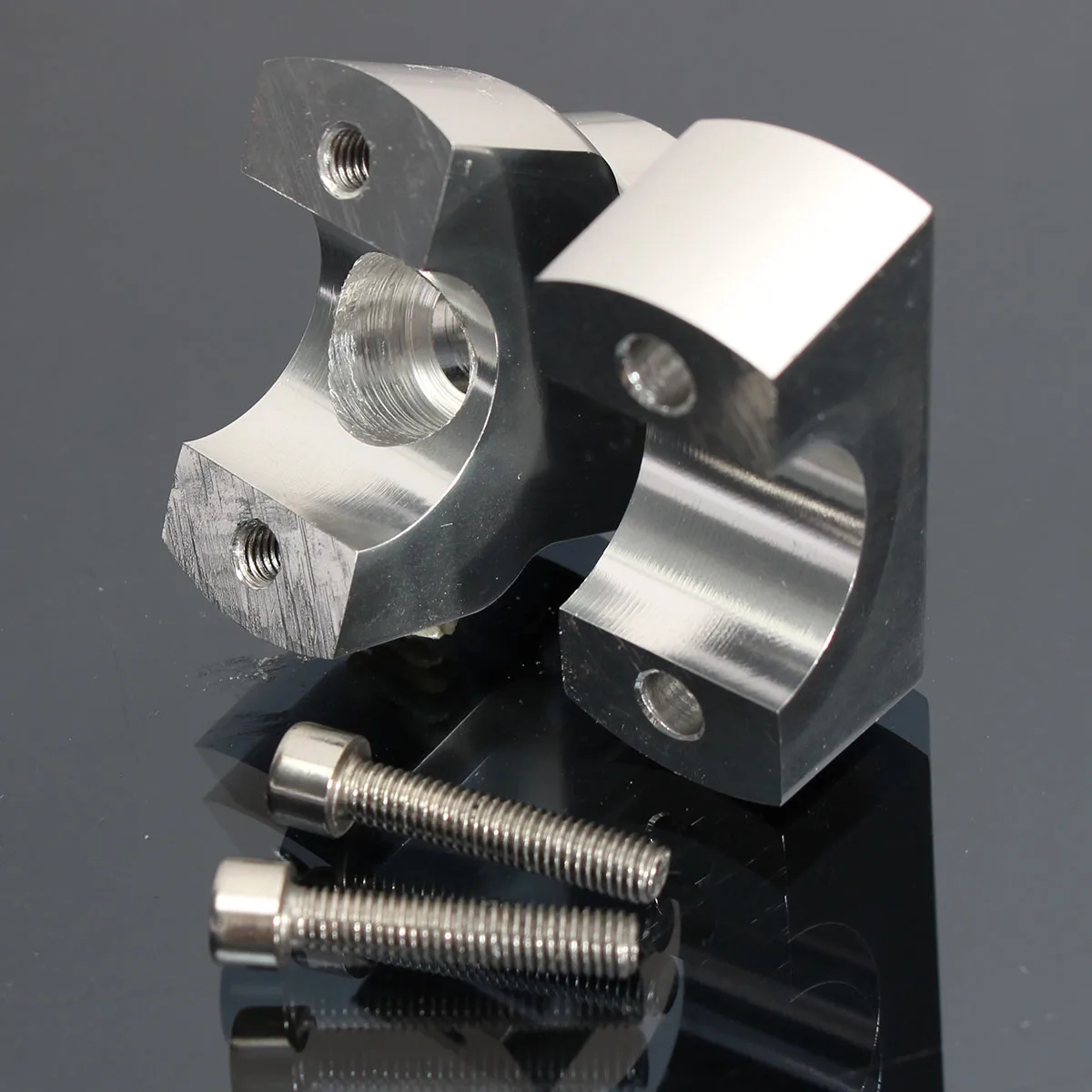 7/8 дюйма 22 мм хромированный Универсальный кронштейн для крепления на руль