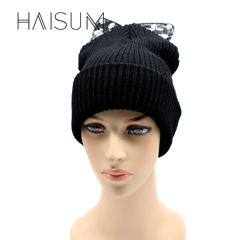 2018 прямые продажи настоящая корейская мода Haisum женские зимние теплые вязаные