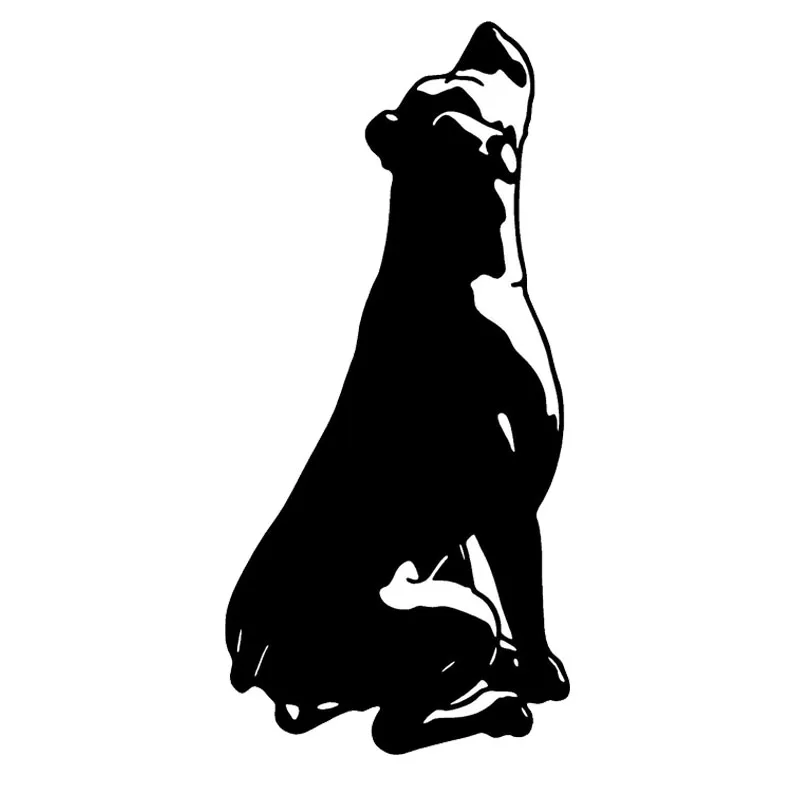 6*12 7 см Rottweiler виниловая наклейка с принтом собаки модные водонепроницаемые