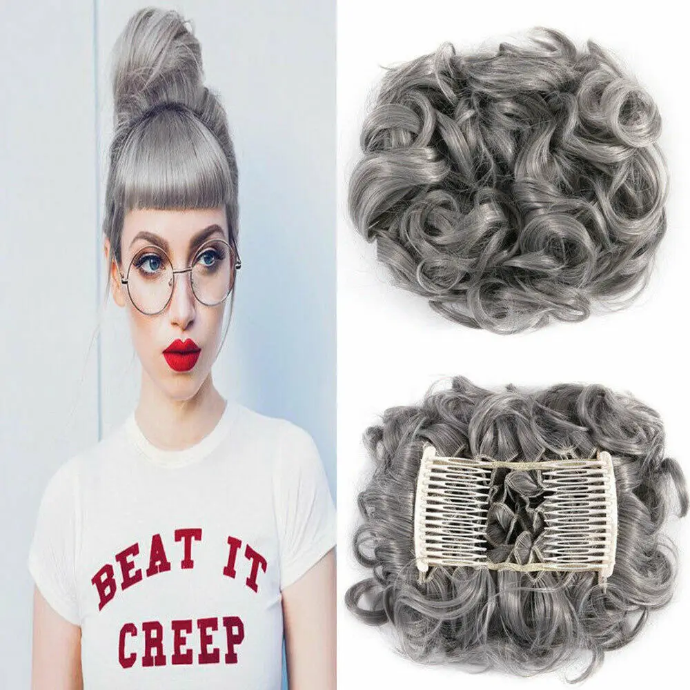 Большая расческа Клип В вьющиеся волосы кусок шиньон прически свадебное