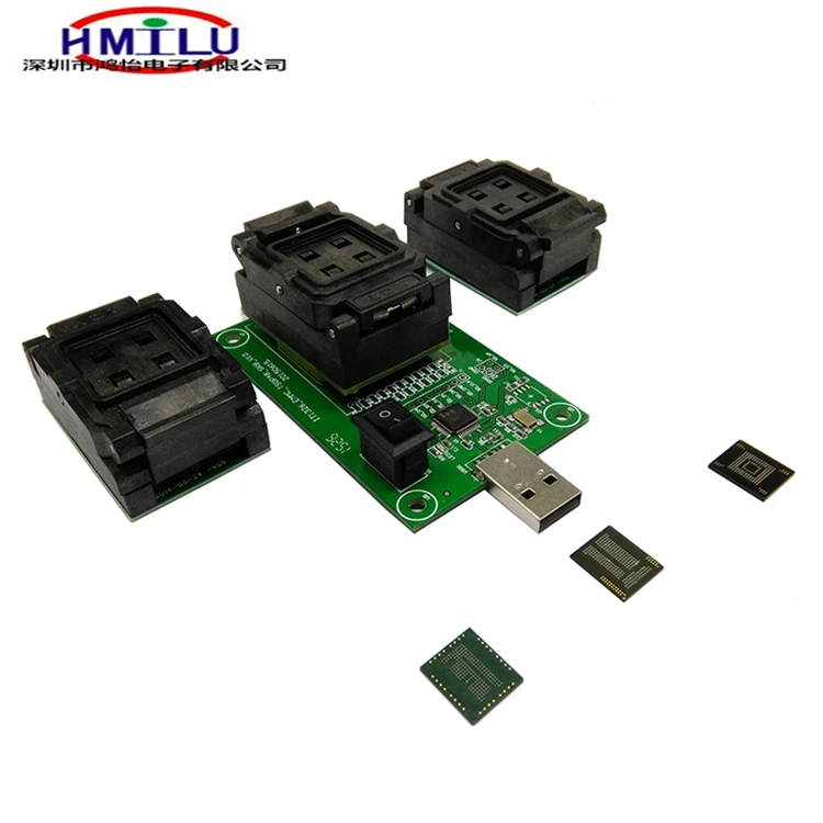 EMMC153 169 EMCP162 186 EMCP221 series socket 3 функции в 1 USB интерфейс печатная плата восстановление