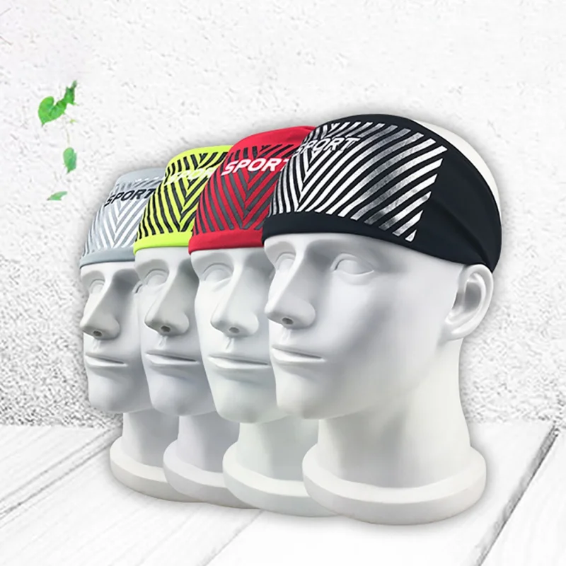 Uniqstore человек Sweatband Спорт Run абсорбирующая повязка Тренировки браслет Для мужчин