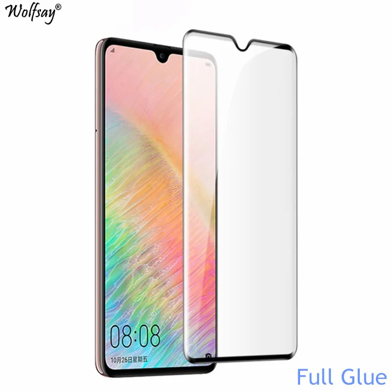 1 шт. полное клеевое Защитное стекло для Huawei Mate 20 закаленное покрытие 9H 2.5D Премиум