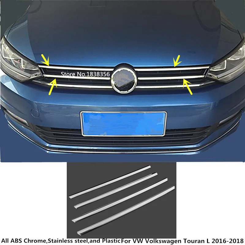 Для VW Volkswagen Touran L 2016 2017 2018 2019 Детектор защиты корпуса ABS Хромированная Отделка