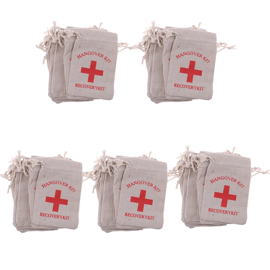 50 шт. муслиновые сумки для оказания первой помощи | Дом и сад
