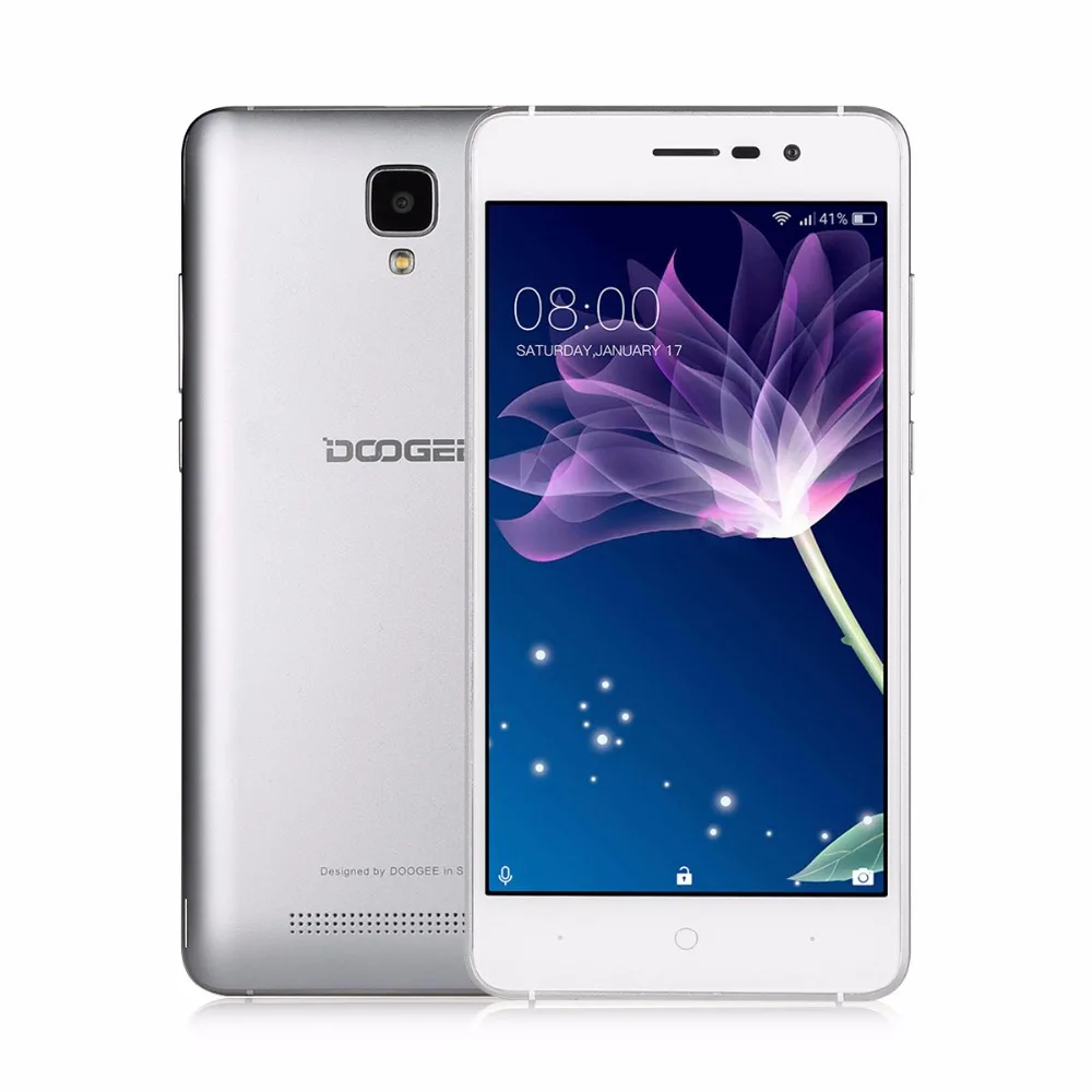 DOOGEE X10 5 ''Android 6,0 MTK6570 мобильный телефон двухъядерный 3g WCDMA 512MB ram 8GB rom смартфон 3360mAh 5MP Dual SIM мобильный телефон