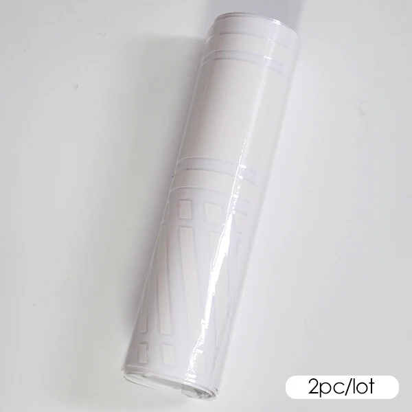 White 2 шт., аксессуары для стайлинга автомобилей, для боковой двери, графическая наклейка на юбку, подоконник, полоски, наклейки для Fiat 500 Limited Eidtion - Название цвета: White