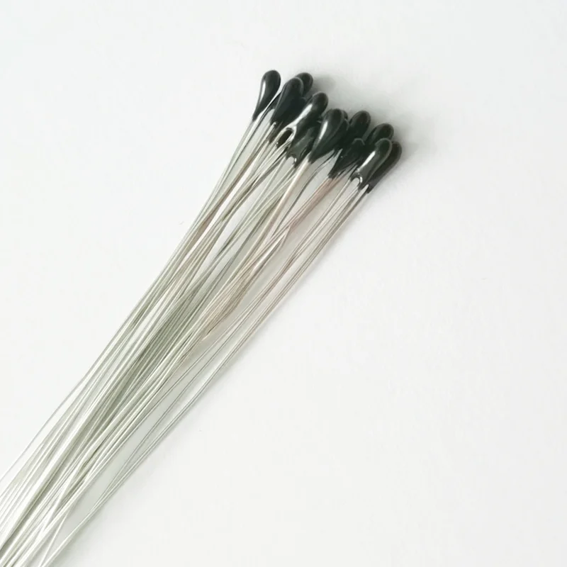 10 шт. 70 мм медная луженая проволока пластиковая посылка NTC thermistor 2K 2 252 K 3K 5K 10K 50K 100K