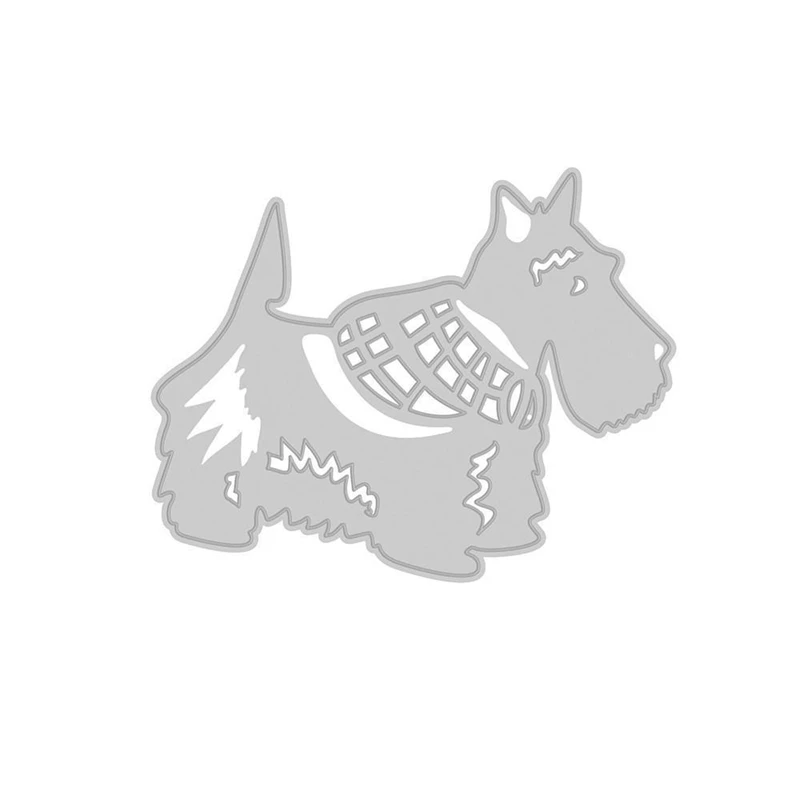 Потрясающие трафареты для резки металла Pawsome Dog самостоятельного скрапбукинга