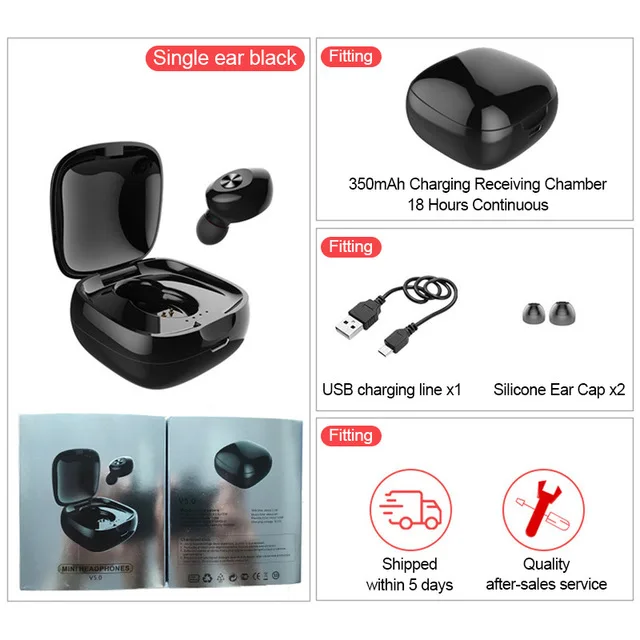 B 5,0 Bluetooth беспроводные наушники стерео Earbus HIFI Звук спортивные наушники Handsfree XG12 TWS игровая гарнитура с микрофоном для телефона - Цвет: B
