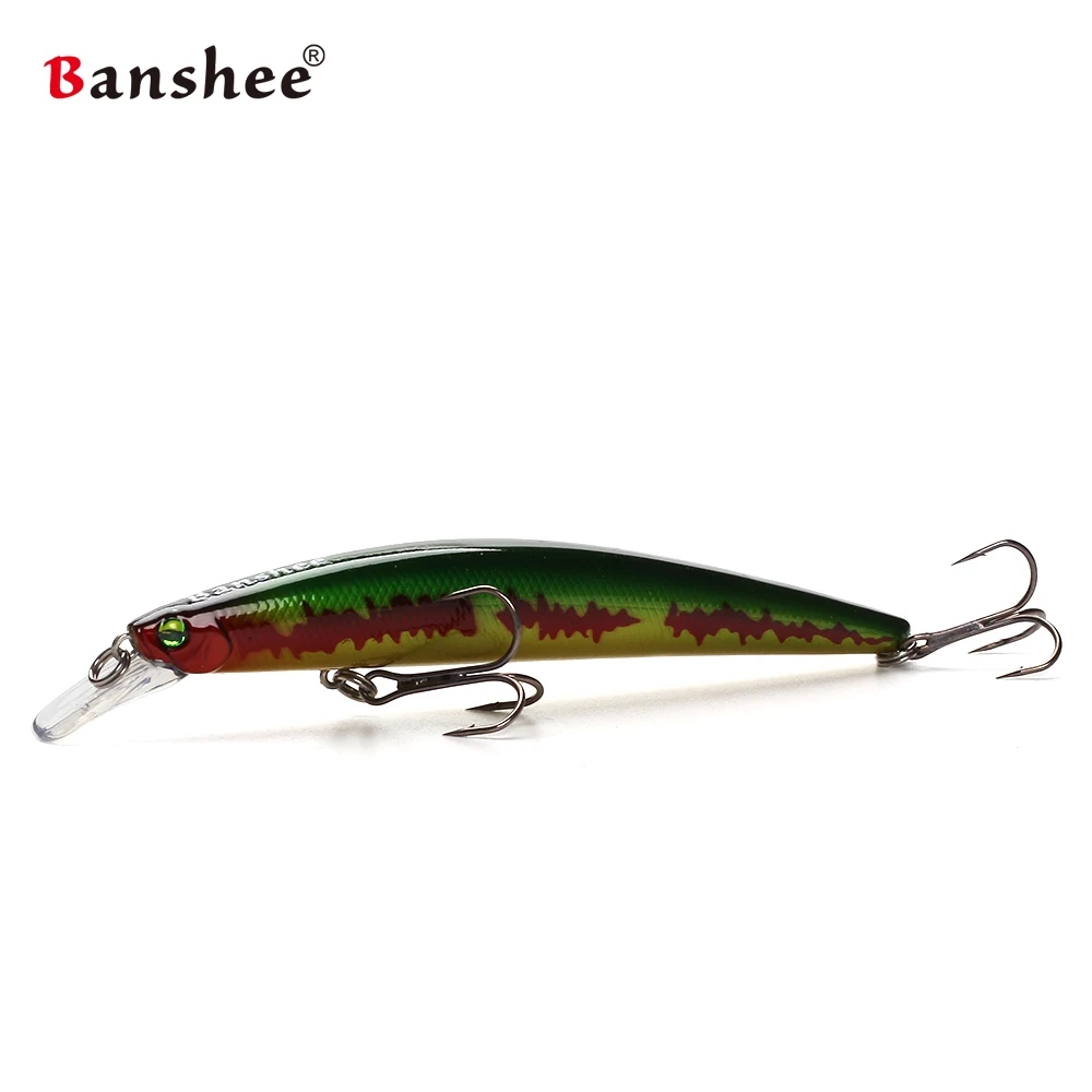 Banshee 115 мм 10 г Гольян Джеркбейт рыболовные приманки рывок кренкбейт рыболовные воблеры плавающие искусственные приманки для Pikes Дайвинг 0,5-1 м