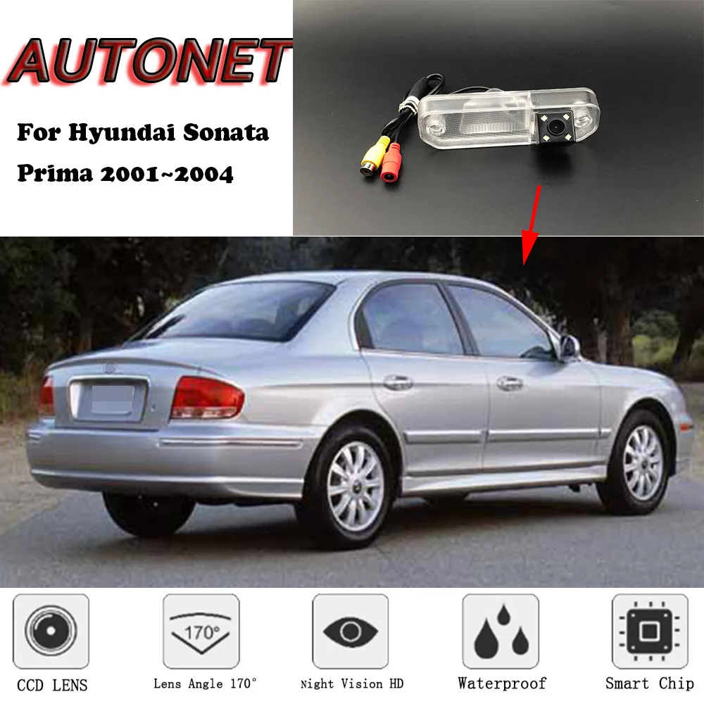 

AUTONET Backup Rear View camera For Hyundai Sonata Prima 2001 2002 2003 2004 Night Vision Parking camera license plate camera