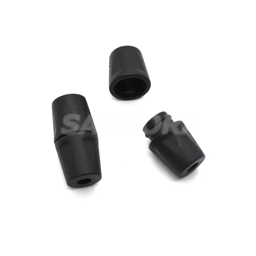 

200pcs/pack Black Lanyard Safety Breakaway Pop Barrel Connectors For Paracord & Ribbon Lanyards Plastic Buckles