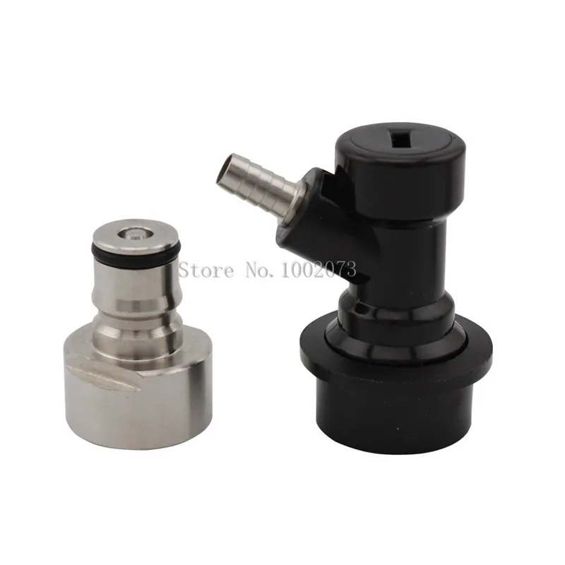 

Ball Lock Post for Keg Coupler Adapter Kit Carbonation Cap Gas Liquid post G5/8"thread Homebrew Beer kegging