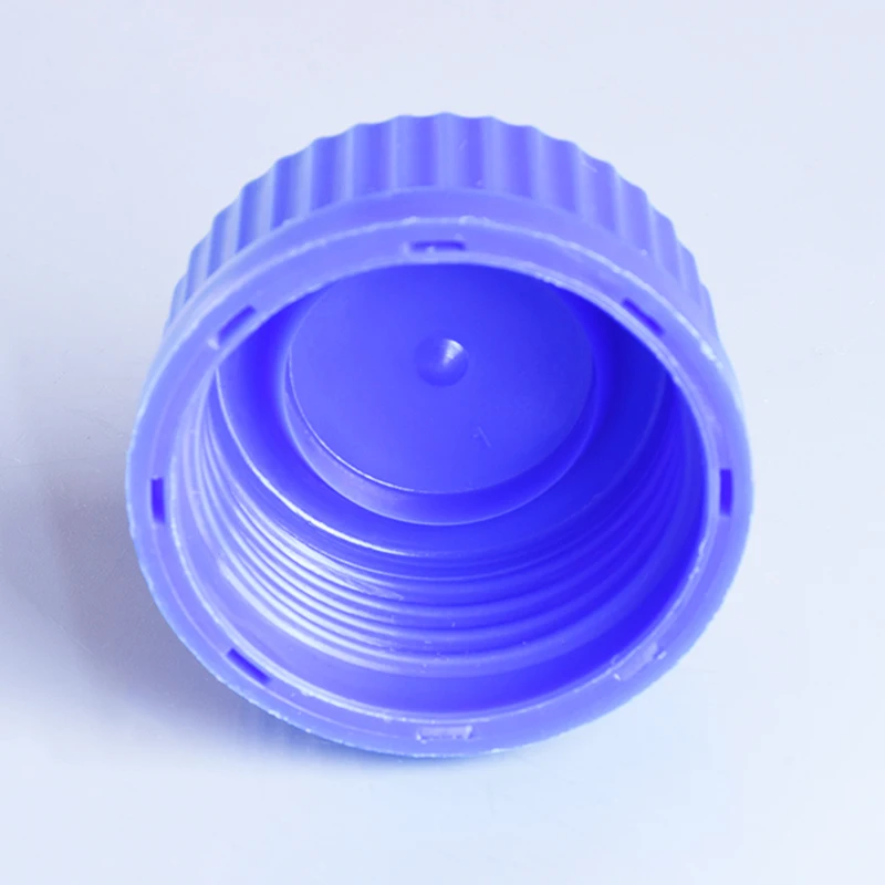 Tanie 3 Szt. Butelka Odczynnika, Z Niebieską Przykręcana Pokrywa, Normalne Szkło, Pojemność 250ml, Fiolka Z Próbką Podziałki Plastikowa Pokrywka