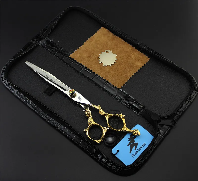 cutting scissors 7-дюймовый freelander 440C TB-72 личность волос salon специальные ножницы Расширенный Парикмахерские ножницы - Цвет: cutting scissors