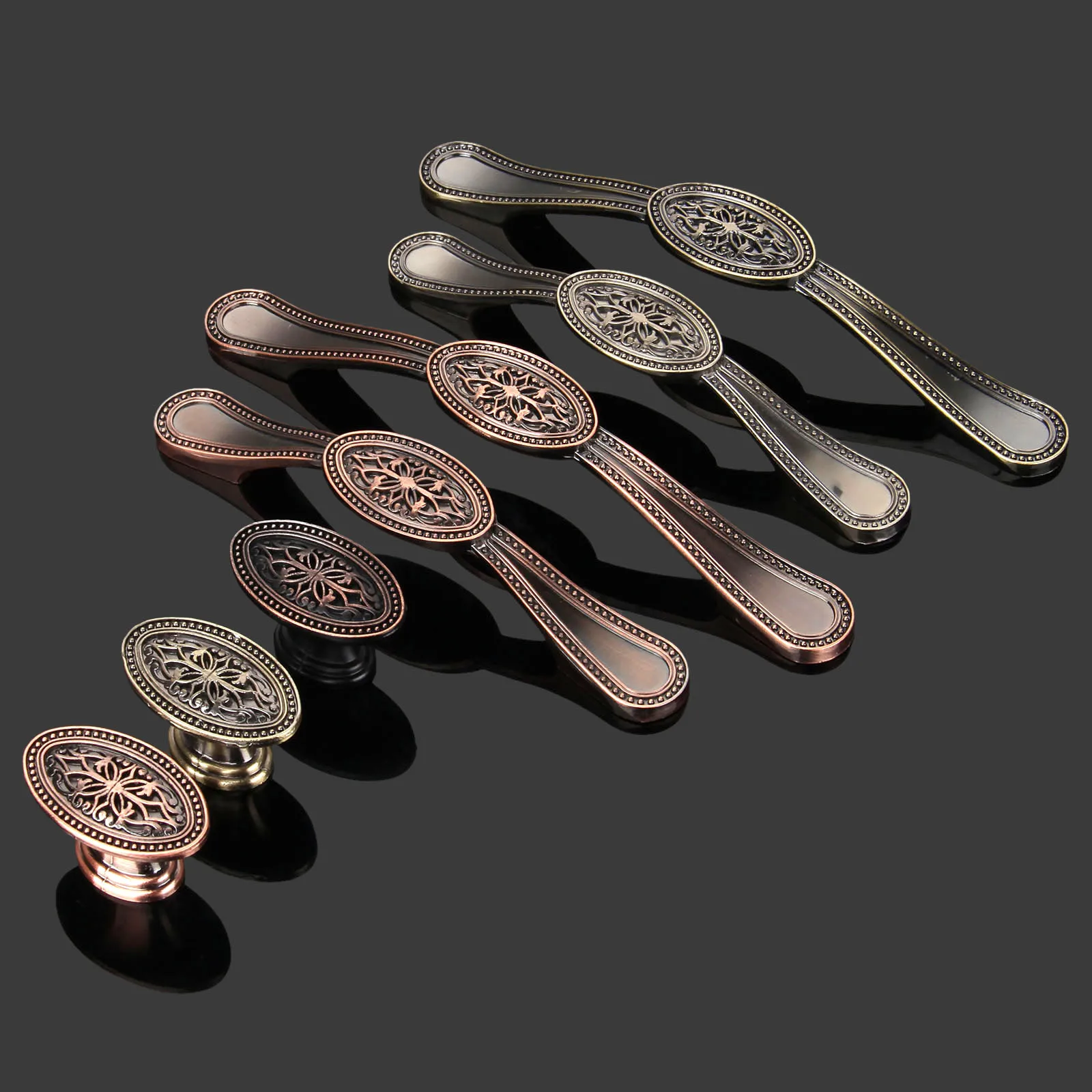 1 шт. винтажные ручки для мебели шкафа и из сплава шкафчик ручка фурнитура