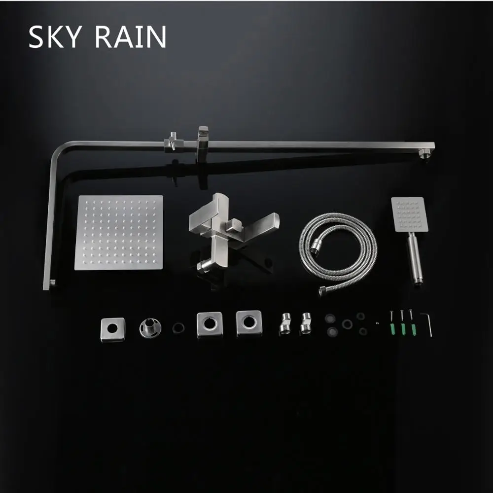SKY RAIN ванная комната 8 дюймов 304 SUS хит продаж душ с дождевой насадкой ручной