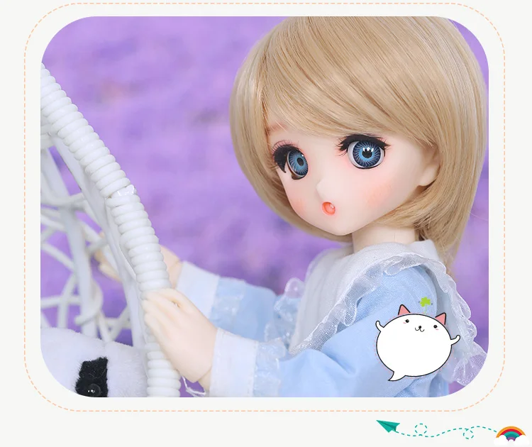 SQ Lab_ Ren Chibi 26 см 1/6 BJD SD Смола Модель Горячие Детские Девочки Мальчики куклы Высокое качество подарок игрушки магазин полный набор OUENEIFS
