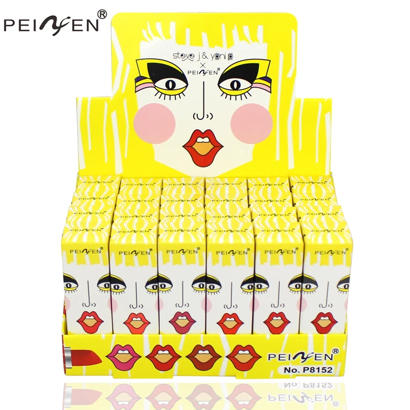 Cute Waterproof Matte Lipstick Ruby Rose Batom Mate Make Up Long Lasting Full Lip Balm Sticks Beauty For Newyear Gift |
