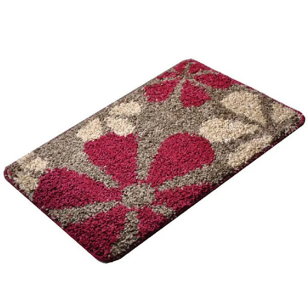 Flower Absorbent Bath Door Mats Slip Resistant Feet | Дом и сад