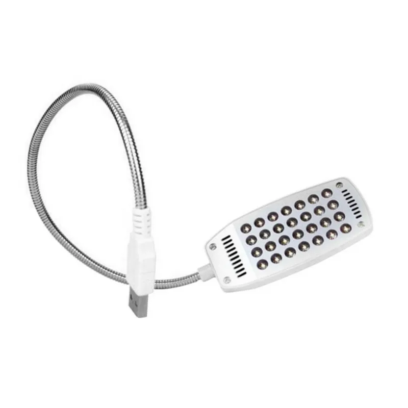 USB свет компьютерная лампа для портативного гибкого яркого мини 28 LED ноутбука