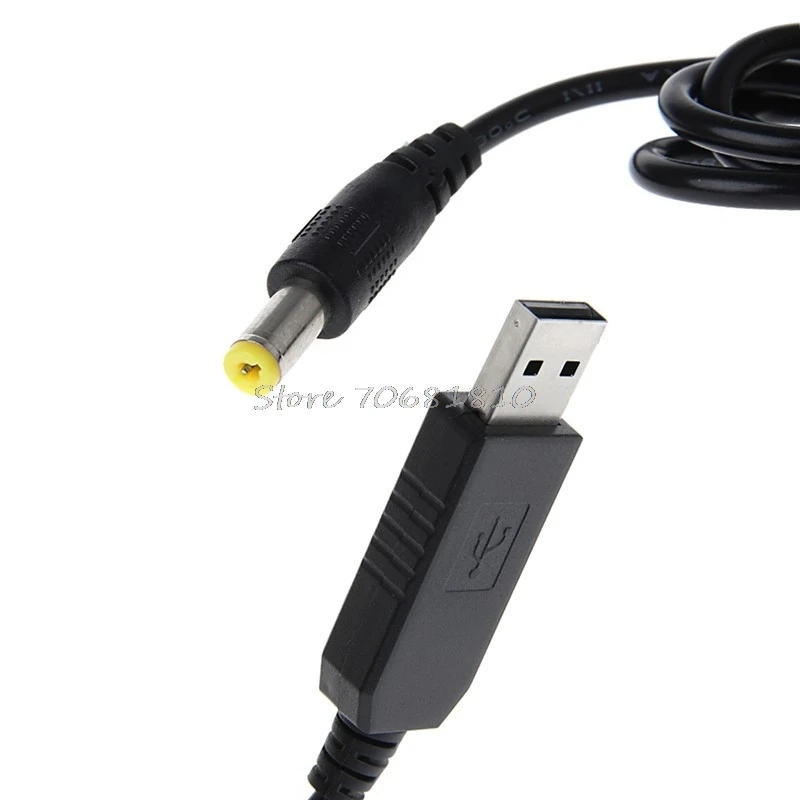 DCDC USB 9 В/12 В DC разъем 5 мм x 2 1 модуль питания штепсельный преобразователь кабель