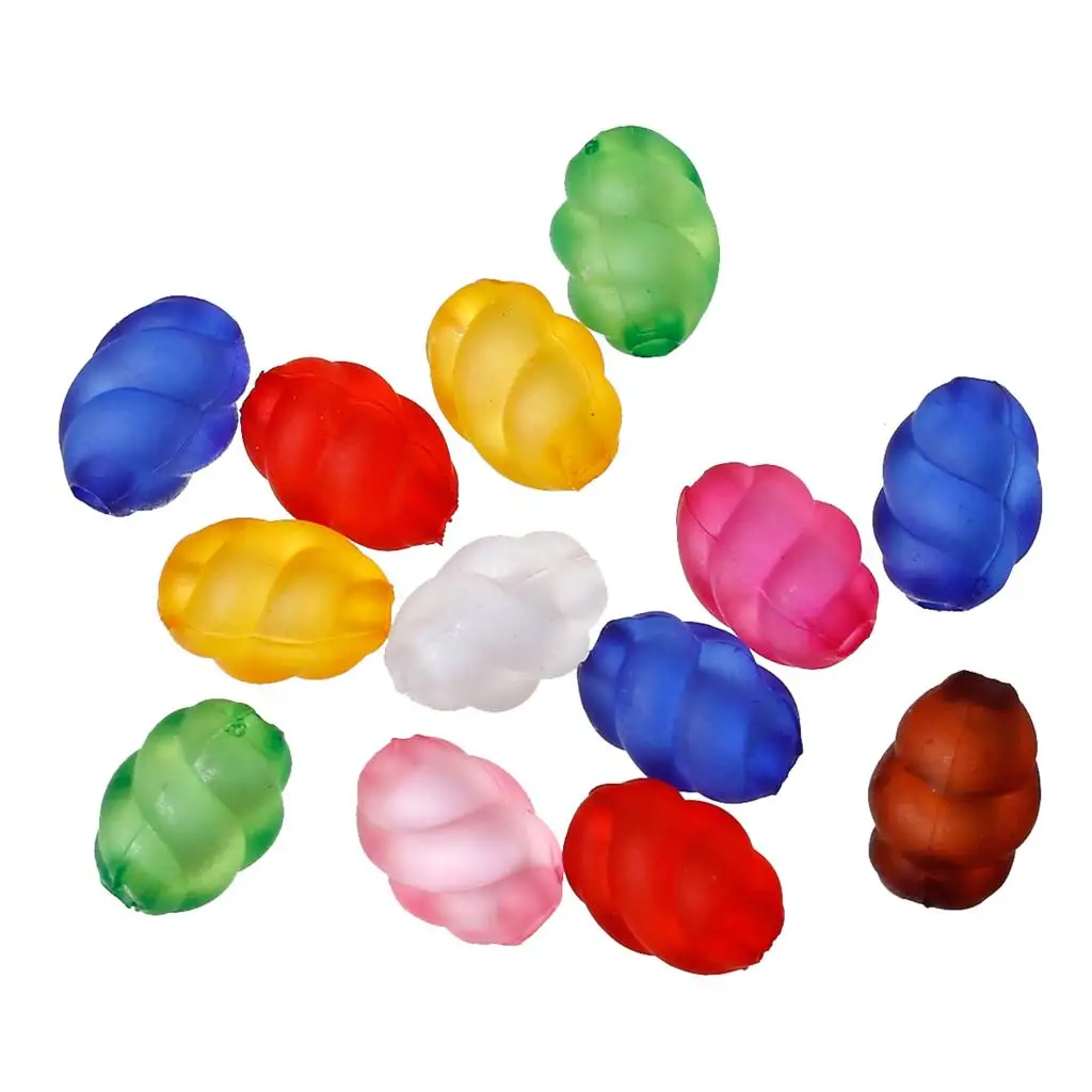 8 сезонов Акриловые Spacer Бусины Овальный наугад матовый в бисера Стиль около 11 мм x